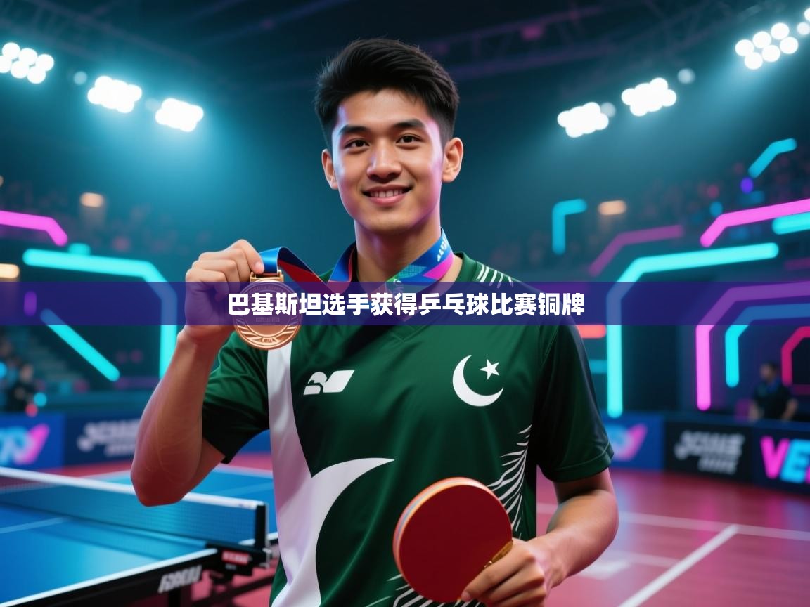 巴基斯坦选手获得乒乓球比赛铜牌 第1张